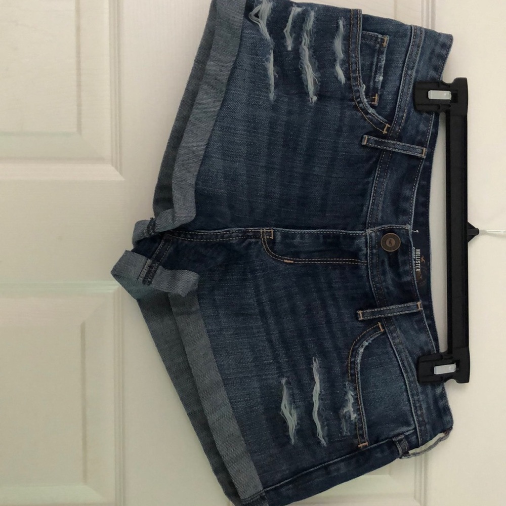 Hollister Ripped Jean Shorts